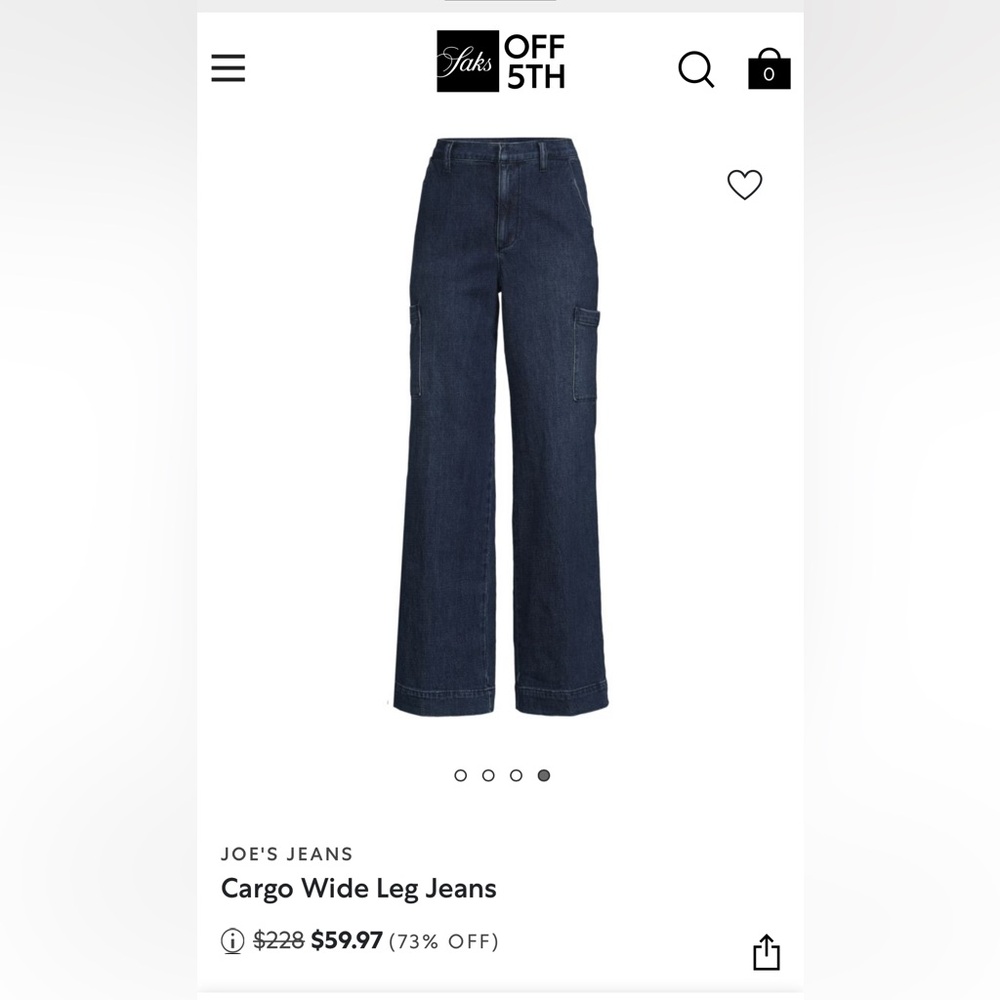 Joe's Jeans Dalia Cargo Jean Women's, size 34 - Picture 12 of 16